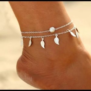 Boho Style Leaf Anklets - Gold or Silver Options
